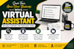 be your virtual assistant for admin support and web research