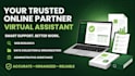 provide virtual assistant and web research support