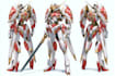 create an mecha, gundam, and robot design
