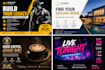 design a professional and eye catching poster