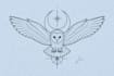 create a clean custom line art tattoo design