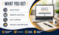 write professional articles and blog posts