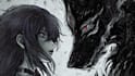 draw a dark manga character illustration