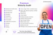 audit your website for UX, content, accessibility, and basic SEO