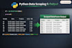 automate web scraping with python and export structured data