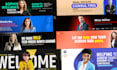 design professional linkedin banner and twitter header