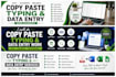 do copy paste and data entry