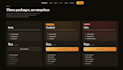 design, build front end websites