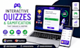 create interactive quizzes, gamification and educational games