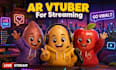 create custom 3d ar vtuber avatar filter for lens studio snap camera  streaming