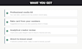create a professional influencer media kit and rate card