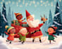 create festive holiday christmas design illustration