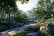 design home garden,pool,patio, villa landscape