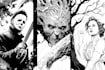 create dark art, metal, gothic illustration