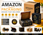 design candle packaging, gift packaging, kraft box, mailer bag, amazon packaging