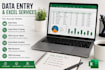 do fast data entry, copy paste, typing, excel work and textile product costing