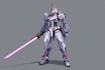 create anime inspired mecha character artwork