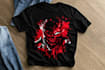 draw dark art,skull,horror illustration for t shirt design
