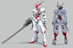 illustration and concept mecha, gundam