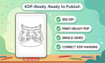 create a complete KDP coloring book interior ready to publish