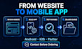 convert your website into android and ios mobile apps