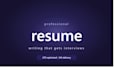 do proffesional resume writting