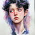 draw outstanding watercolor portrait