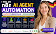 do n8n agent zapier  workflow chatbot langchain gohighlevel automation