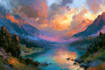 paint oil painting landscape