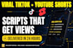 write viral youtube shorts and tiktok scripts