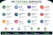 manually test your software with test cases and bug reports