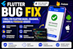 fix flutter bugs, firebase, API and app crashes