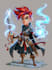 draw 2d game characters, sprites, and concept art