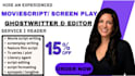 provide professional script editing, coverage, and detailed feedback