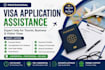 prepare professional visa application documents