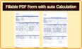 convert ai generated form to interactive fillable pdf form, print ready pdf form