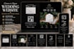create a personalised wedding website invitation, rsvp and countdown