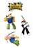 make a roblox game and youtube thumbnail