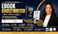 be your christian ebook ghostwriter, self help ebook writer, nonfiction ebook