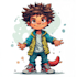 create cartoon kids book illustrations