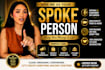 be your professional female video spokesperson