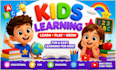 creat kids learning videos for youtube, kids channel, nursery rhymes videos