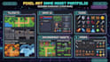 do pixel art tilesets, game UI, icons and environment assets