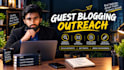 build niche relevant guest post backlinks