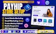 setup payhip, pensight, payhip website to sell digital product, linktree