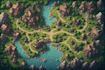do custom fantasy map illustration