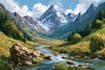 landscape oil painting art