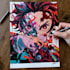 design highest quality anime art drawing