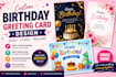 design personalised birthday greeting cards
