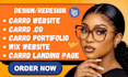 carrd website design carrd redesign carrd website carrdco carrd landing page wix